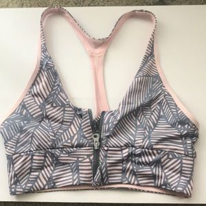 Lululemon zip sports bra